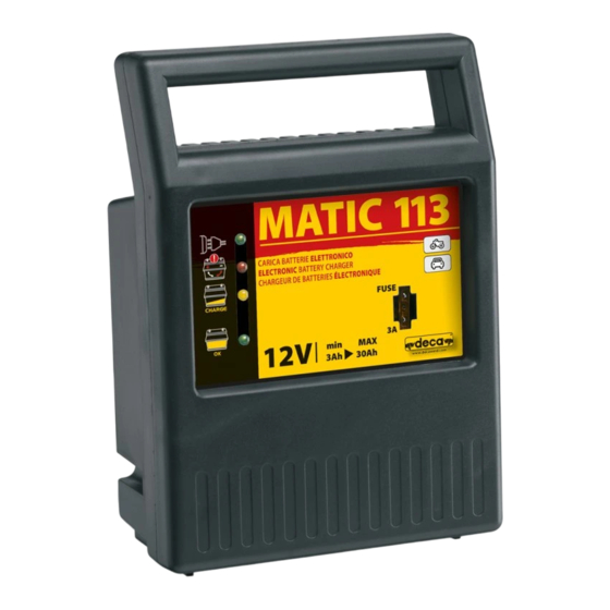 Deca MATIC 113 Bedienungsanleitung