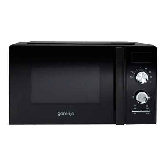 Gorenje MO20A3BH Bedienungsanleitung