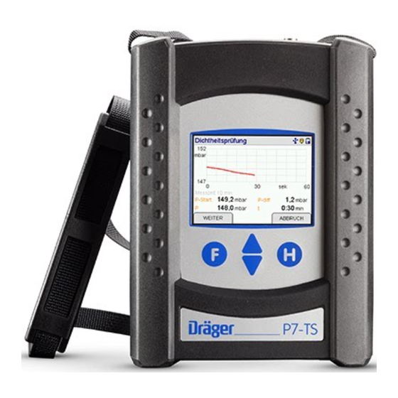 Dräger P7-TS Anlage Zur Bedienungsanleitung