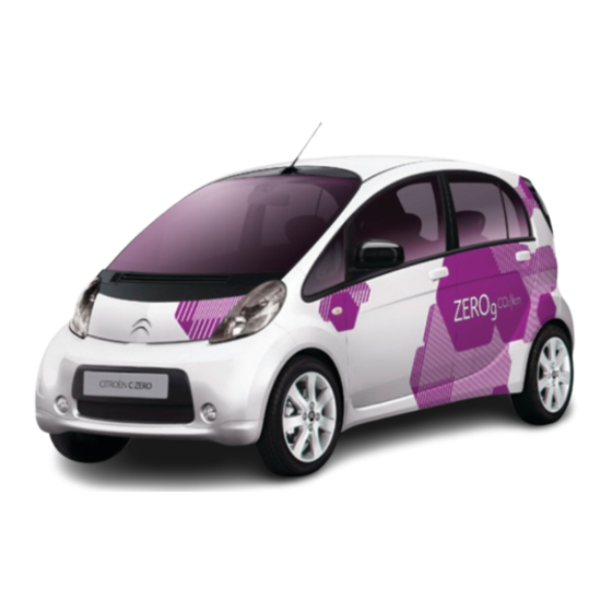 CITROËN C-ZERO Bedienungsanleitung