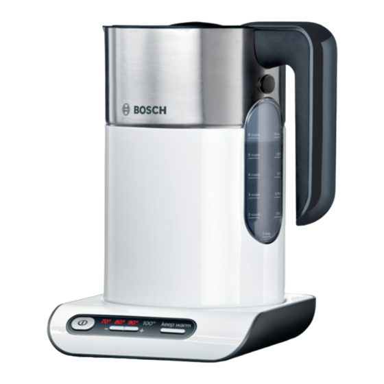 Bosch TWK86 GB Serie Gebrauchsanleitung