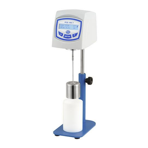 PCE Instruments PCE-RVI 7 Bedienungsanleitung