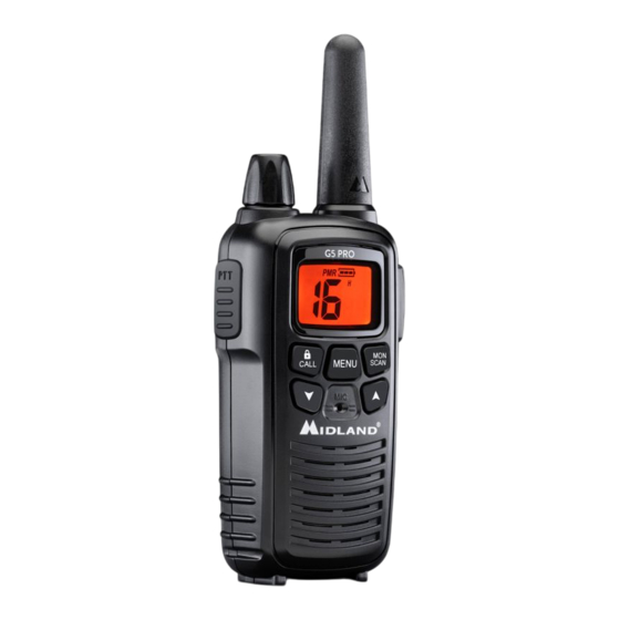 Midland G5 PRO Bedienungsanleitung