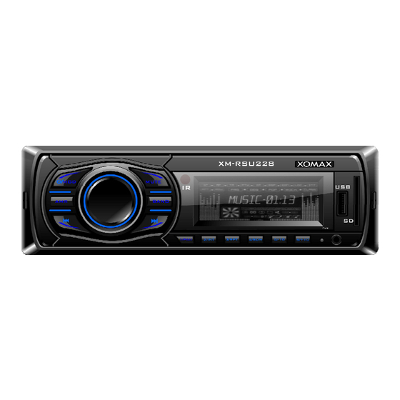 Xomax XM-RSU228 Anleitung