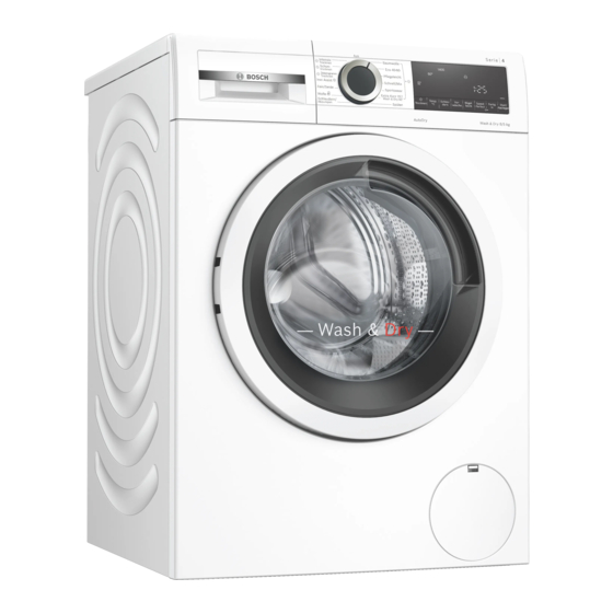 Bosch WNA13470 Gebrauchs- Und Aufstellanleitung