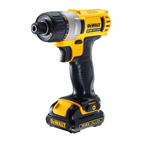 DeWalt XR DCF610 Bersetzt Von Den Originalanweisungen