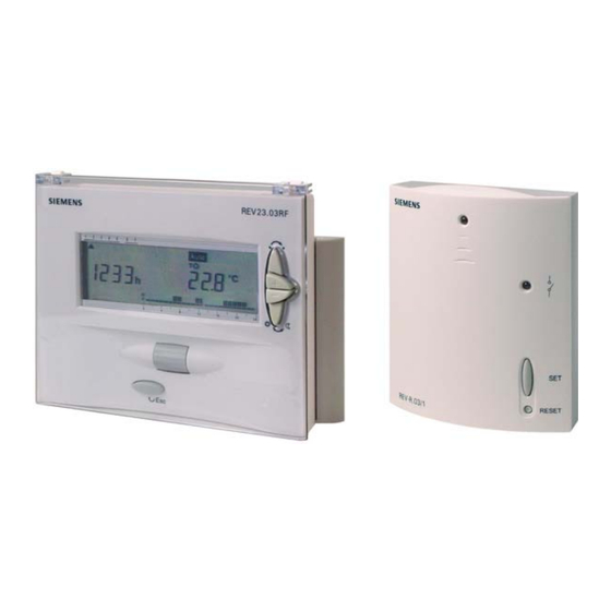 Siemens REV-R.03/1 Installationsanleitung