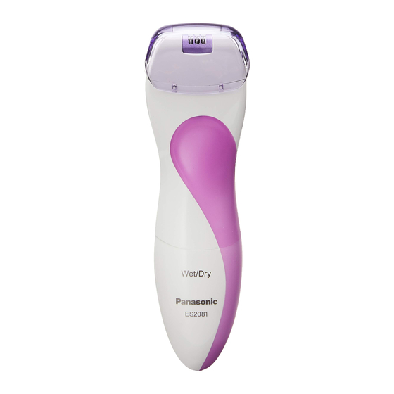 Panasonic ES2081 Bedienungsanleitung