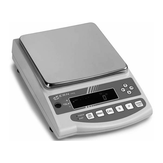 KERN PES-BA-d-1617 Betriebsanleitung