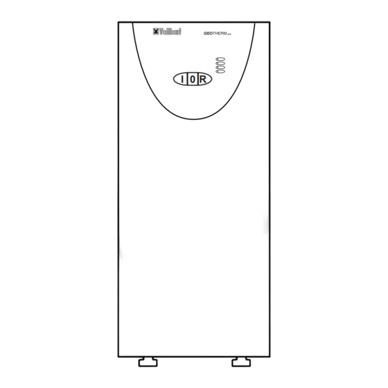 Vaillant GEOTHERM pro Serie Installationsanleitung