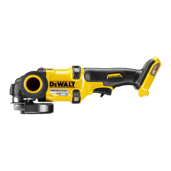 DeWalt DCG418NT Originalanweisungen