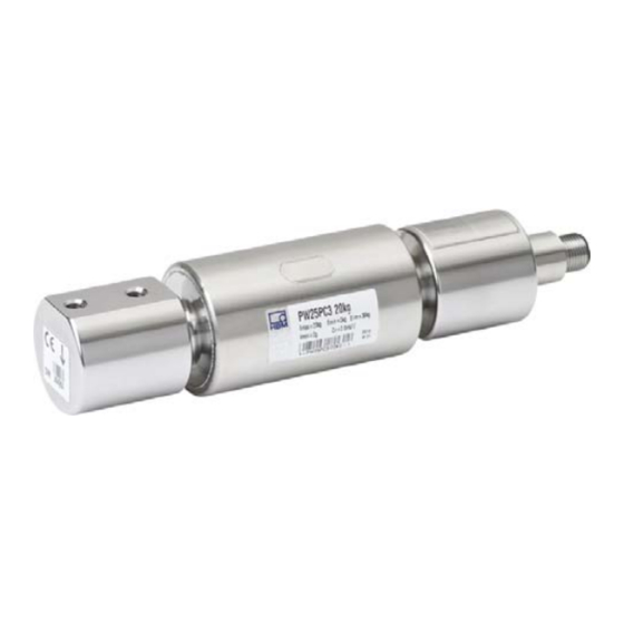 HBM PW25P Handbücher