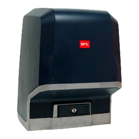BFT ARES ULTRA BT A 1000 Installations- Und Gebrauchsanleitung