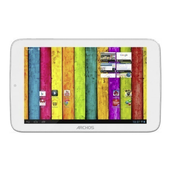 Archos 70b Titanium Handbuch