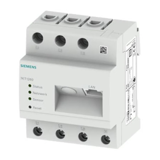 Siemens 7KT PAC1200 Betriebsanleitung