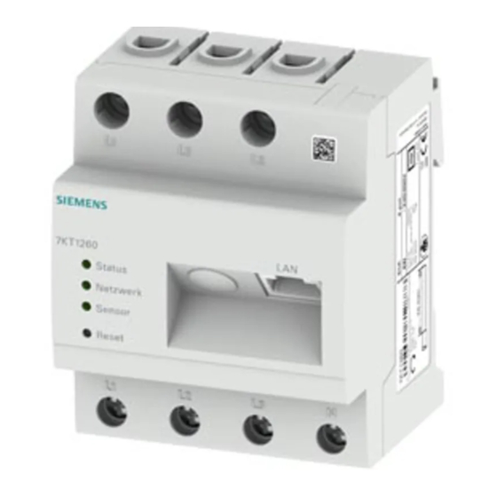 Siemens 7KT PAC1200 Betriebsanleitung