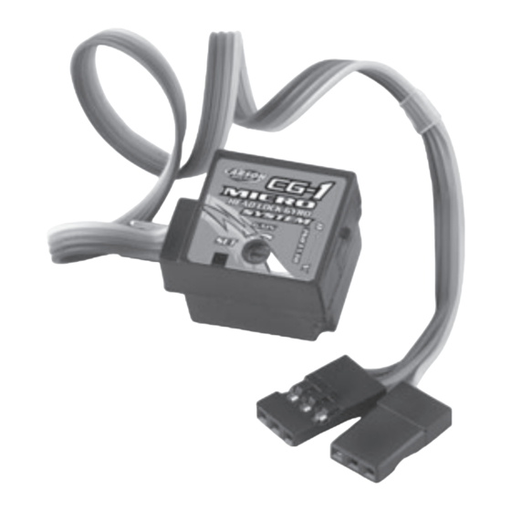 Carson CG-1 micro Betriebsanleitung