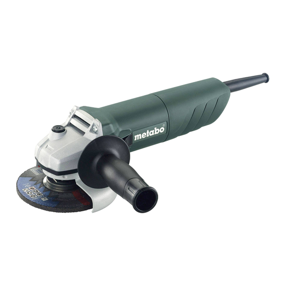 Metabo W 720-115 Originalbetriebsanleitung