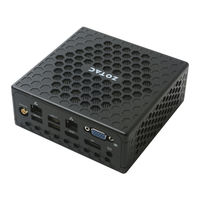 Zotac ZBOX C CI331 NANO Schnellstartanleitung