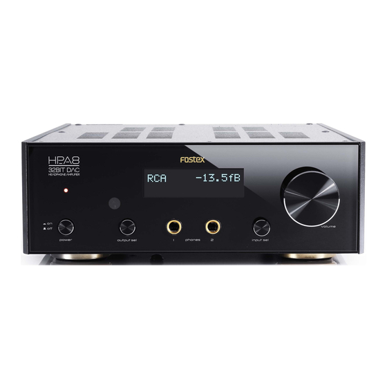 Fostex HP-A8C Bedienungsanleitung