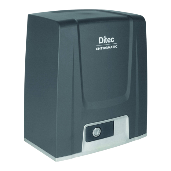 entrematic Ditec ION6 series Technisches Handbuch