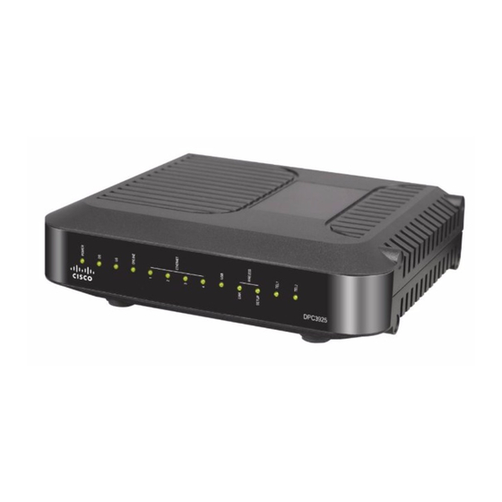 Cisco EPC3925 Bedienungsanleitung