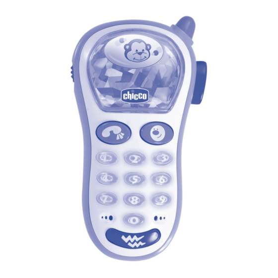 Chicco Vibrating Photo Phone Bedienungsanleitung