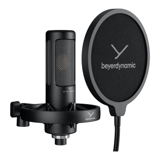 Beyerdynamic M PRO X Serie Bedienungsanleitung