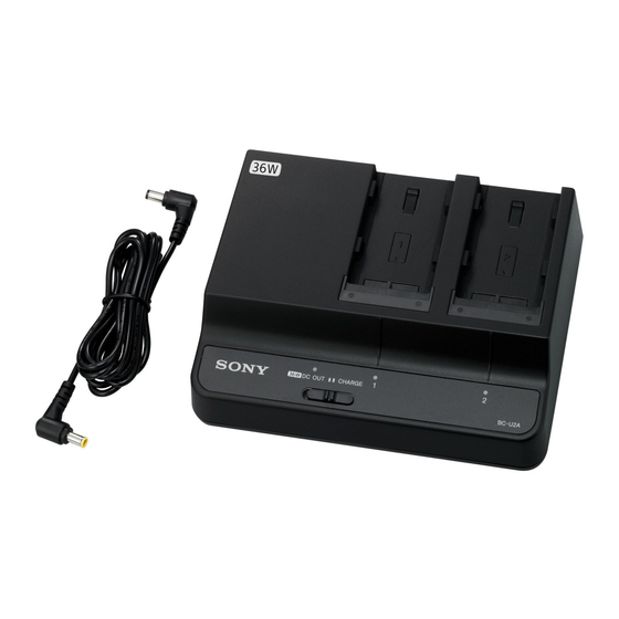 Sony BC-U2A Installationsanleitung