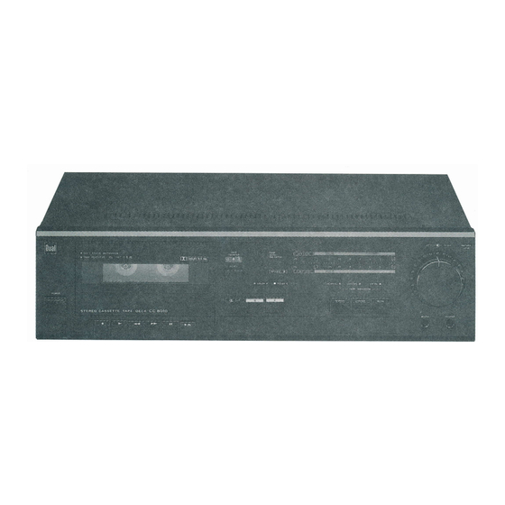 Dual CC 8010 Bedienungsanleitung