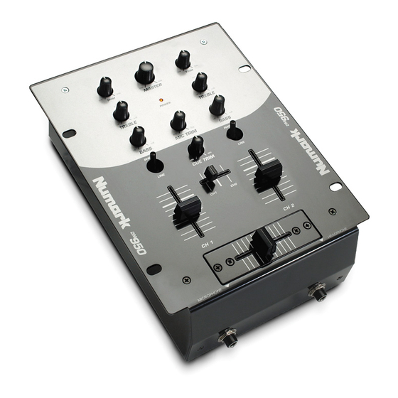Numark DM 950 USB Kurzbedienungsanleitung