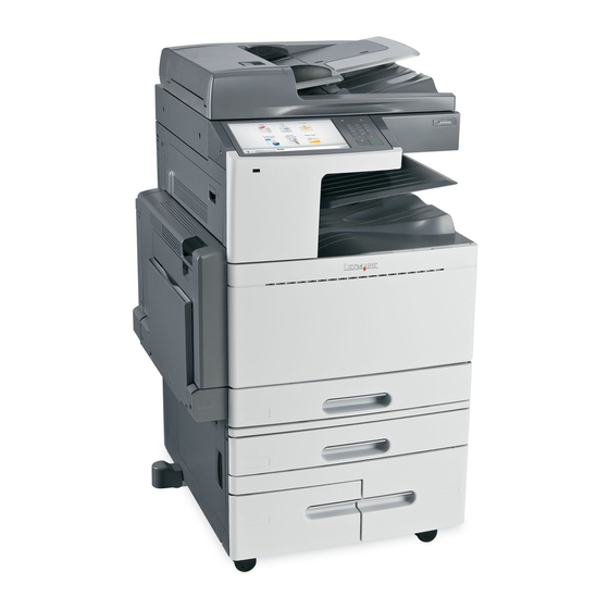 Lexmark X950 Series Benutzerhandbuch