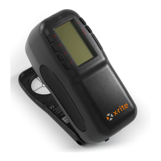 X-Rite 964 Anleitung