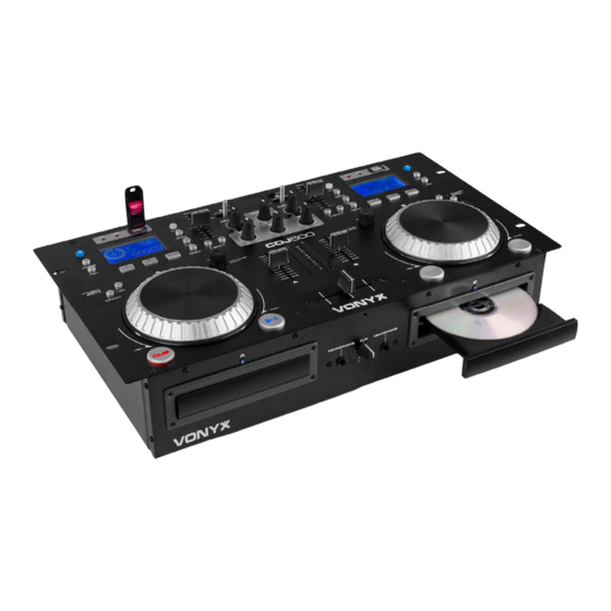VONYX CDJ500 Gebrauchsanleitung