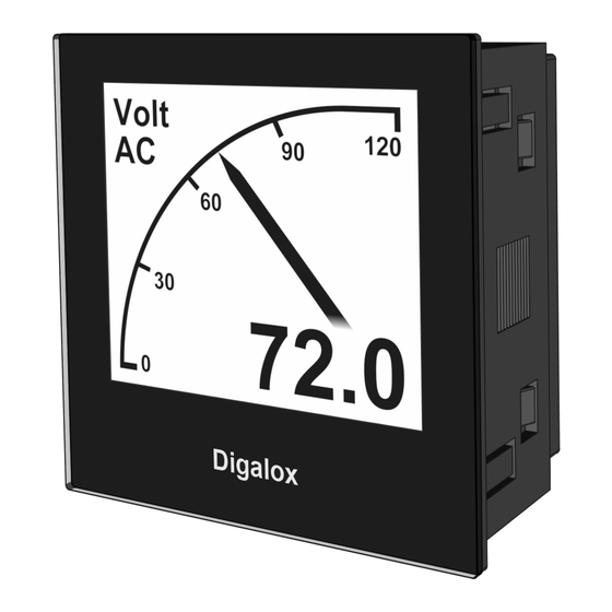 TDE Instruments Digalox DPM72-AV Bedienungsanleitung