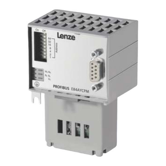 Lenze PROFIBUS E84AYCPM Kommunikationshandbuch