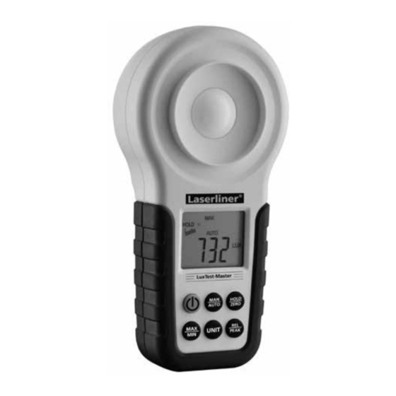 LaserLiner LuxTest-Master Handbuch