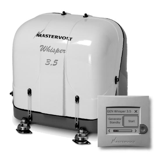 Mastervolt WHISPER 3.5M Bedienungsanleitung