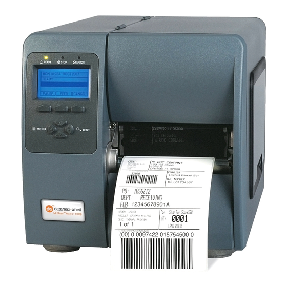 Datamax M Class Mark II Serie Kurzanleitung