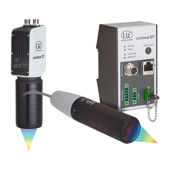 MICRO-EPSILON confocalDT IFD2410 Betriebsanleitung