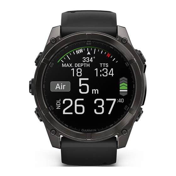 Garmin FENIX 8 Serie Benutzerhandbuch