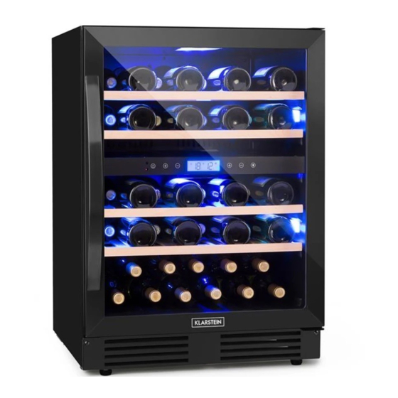 Klarstein Vinovilla 43 Built-In Duo Bedienungsanleitung