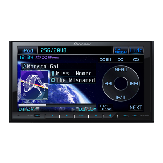 Pioneer AVH-P4100DVD Bedienungsanleitung