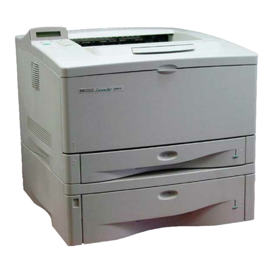 HP LaserJet 5000 Leitfaden Zur Inbetriebnahme