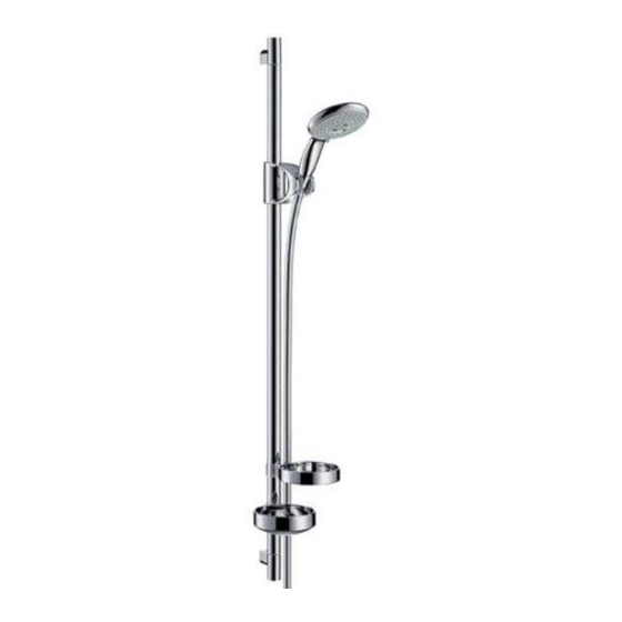 HANSGROHE Raindance E 100 Set 27881000 Gebrauchsanleitung, Montageanleitung