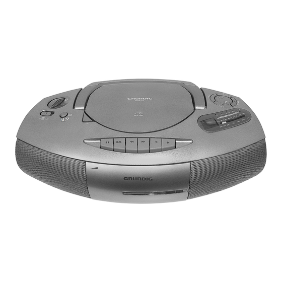 Grundig RRCD 1310 Handbuch
