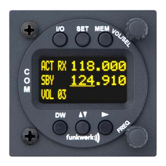 Funkwerk ATR833 OLED Bedienungsanleitung
