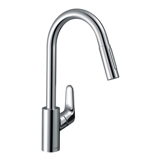 HANSGROHE Focus M41 240 2jet Gebrauchsanleitung, Montageanleitung