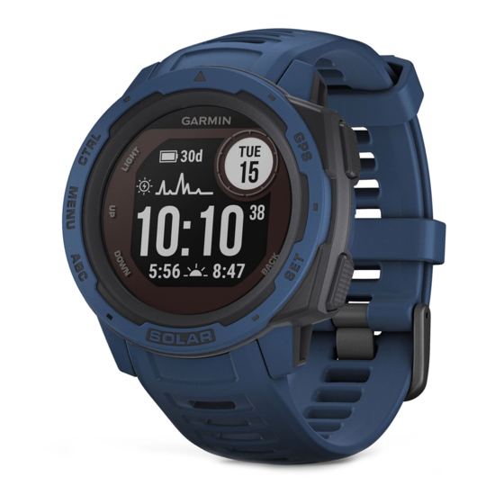 Garmin INSTINCT SOLAR Benutzerhandbuch
