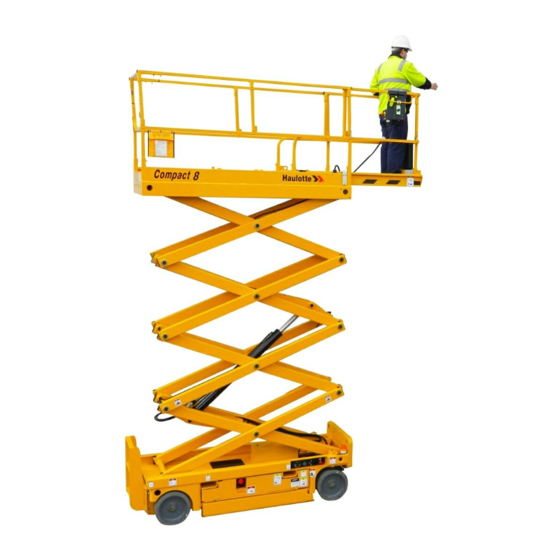 Haulotte Group COMPACT 8 Bedienungs- Und Wartungsanleitung